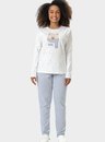 03 pijama feminino adulto manga longa bear bela notte