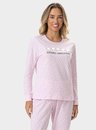 02 pijama feminino adulto manga longa carneirinhos bela notte