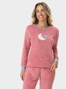 02 pijama feminino adulto fleece night bela notte
