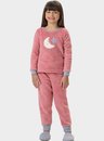 01 pijama feminino infantil fleece night