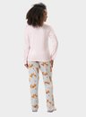 03 pijama feminino adulto longo raposa bela notte