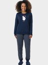 04 pijama feminino adulto longo love bear bela notte