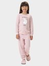 01 pijama feminino infantil longo love bear bela notte rosa