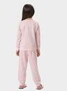 03 pijama feminino infantil longo love bear bela notte rosa
