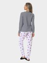 03 pijama feminino adulto longo coracao bela notte