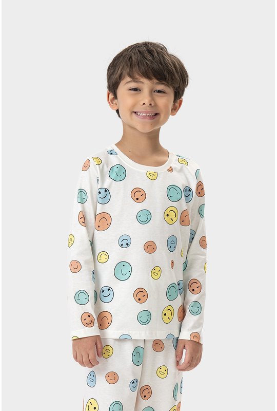 Pijama Unissex Infantil Sorana Camilo Sorria - Bela Notte
