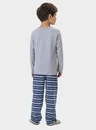 02 pijama masculino infantil manga longa monster bela notte