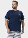 02 pijama masculino plus size manga curta listrado bela notte