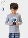 04 pijama masculino infantil manga longa monster bela notte