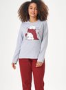 Pijama Feminino Adulto Manga Longa Bear - Bela Notte