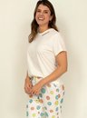 01 pijama feminino adulto manga curta com calca sorria sorana camilo bela notte