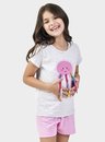 Pijama Feminino Infantil Manga Curta Polvo - Bela Notte