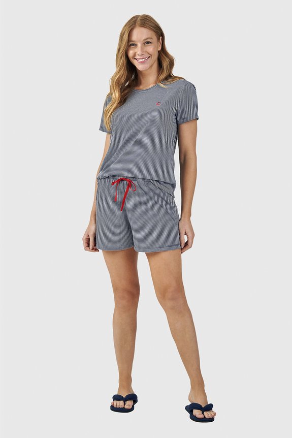 06 short doll feminino adulto navy bela notte