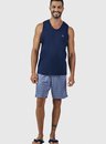 02 pijama masculino adulto regata listra marinho bela notte