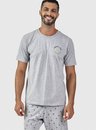 Pijama Masculino Adulto Manga Curta Coqueiros - Bela Notte