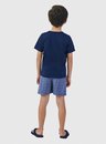 04 pijama masculino infantil manga curta olhos polvo bela notte