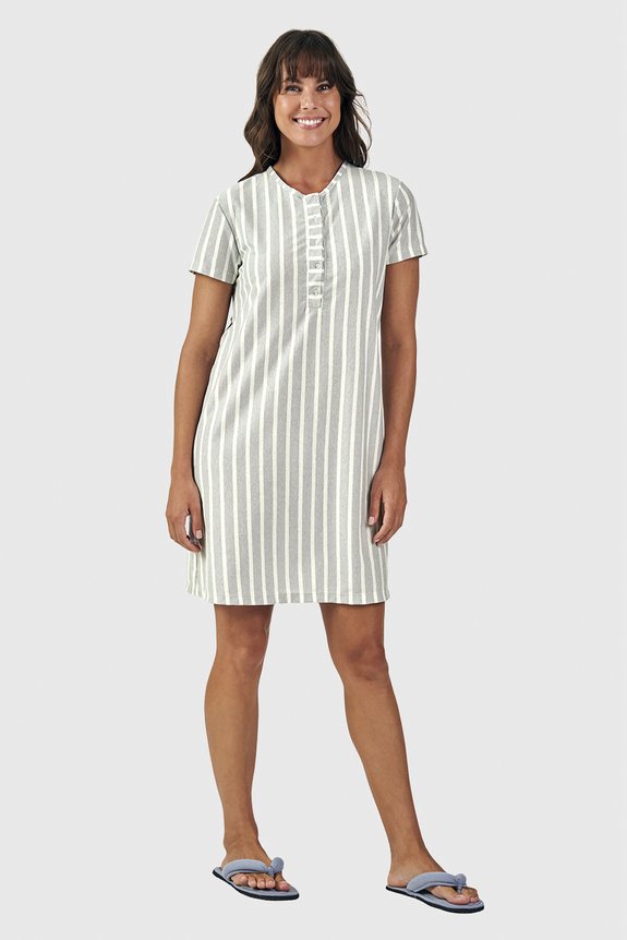 06 camisola manga curta adulto listrado bela notte