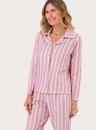 Pijama Adulto Feminino Americano ML Fio Tinto Rosê
