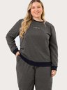 Pijama Plus Size Feminino Manga Longa Homewear
