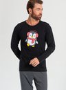 05 pijama adulto masculino familia pinguim bela notte