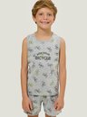 Pijama Infantil Juvenil Masculino Regata Bicicletas