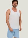 Pijama Adulto Masculino Regata Listrado Azul
